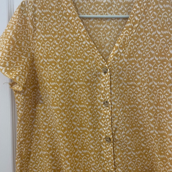 Amazon Yellow Patterned Mini Dress - Picture 4 of 5